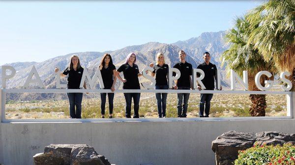 AHP Team Photo shoot in #PalmSprings #HERSTesting #AirBalancing #T24 #HVAC #CoachellaValley