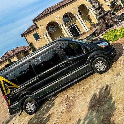 Shuttle Van Sprinter Limousine Promotion