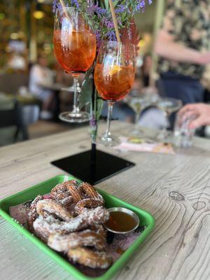 Spritz tree along with churros.