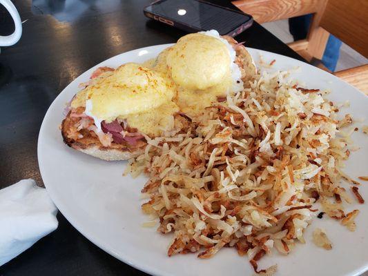 Lobster Benedict at LePeep Fashion Mall Commons Indianapolis