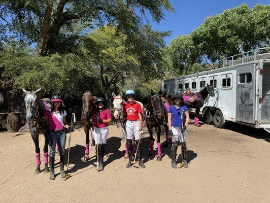 North Valley cactus Polo in skull Valley Polo on the grass at the Dixon Ranch