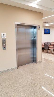 Elevator to second floor medical office suites