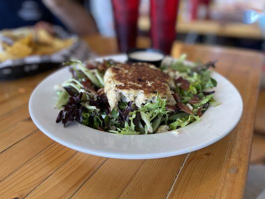 Broiled Crab Cake Salad