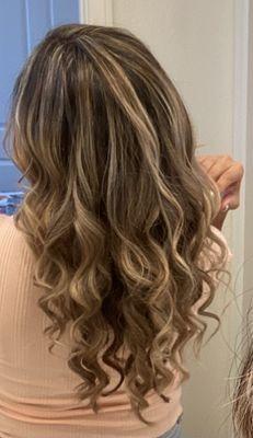 Baby lights and balayage