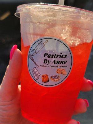 Strawberry Yuzu Iced Tea!   Please run, DO NOT WALK, to get this on the hottest of days.  If "refreshing" was a picture, it'd be this.