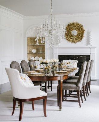 Dining room design from Jamie Merida Interiors, Bountiful Home