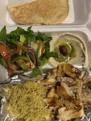 Chicken Shawarma Plate