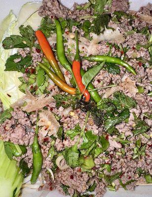 Beef larb