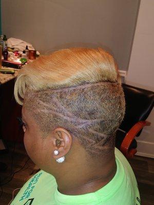 cut color style weave