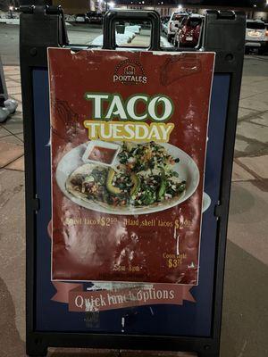 taco tuesday 5-8pm