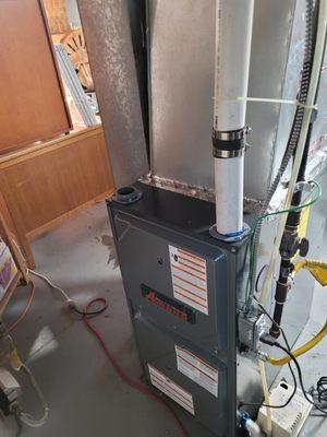 New Amana 96% furnace.