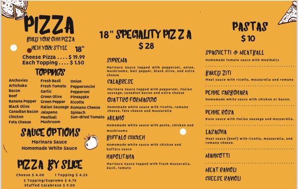 Joe's Pizza (Spanish Fort) Menu