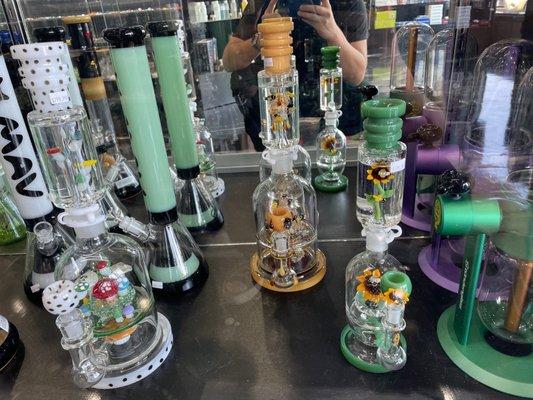 New hand blown glycerin bongs