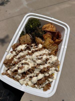 Gyro rice bowl