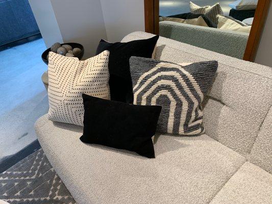 Sofa & pillows from CB2