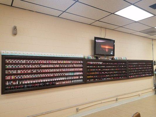 Please stop by to check out our update polishes, over 1200 colors including gel/shellac and over 200 colors of SNS Powder to choose from.