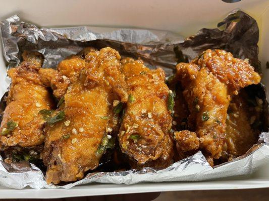 Chili Soy Korean Fried Wings