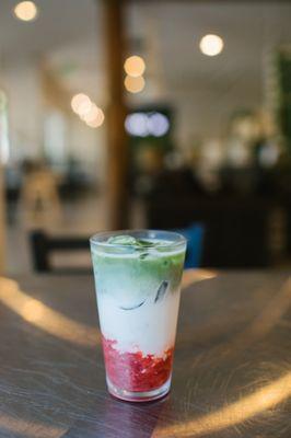 Strawberry Matcha