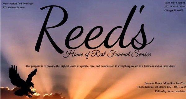 Reeds Home Of Rest Funeral Service