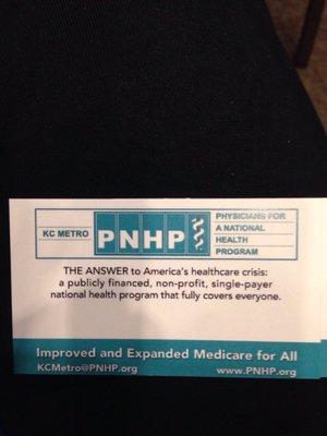 PNHP, Physicians for a National Health Program