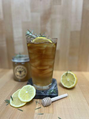 Honey Rosemary iced tea