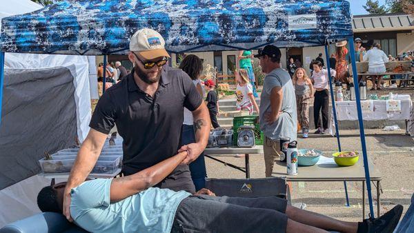 Myofascial Release at the Harvest Festival 2024