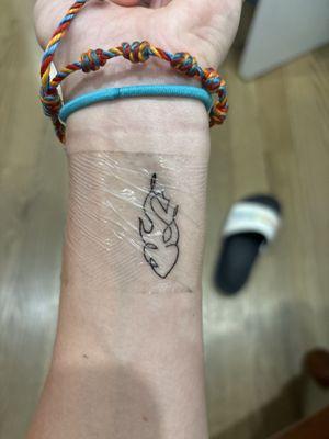 Fine line tattoo by Sal