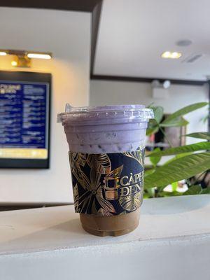 Ube Cream Coffee (not the ube flavor I was expecting, would stick with the egg cream!)