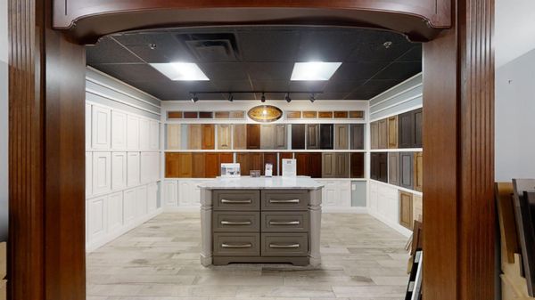 We offer a wide variety of door & finish options through Showplace Cabinetry