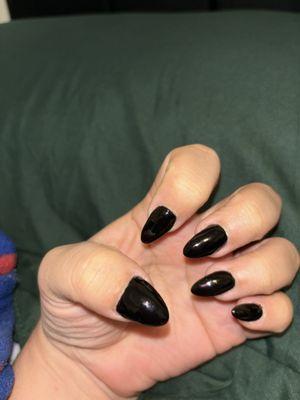 black nails