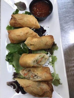 Vegetarian spring rolls