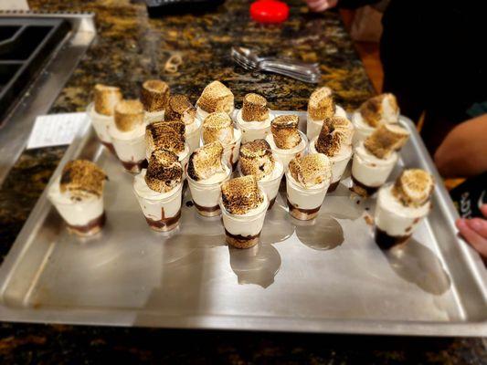 S'mores Cheesecake Shooters