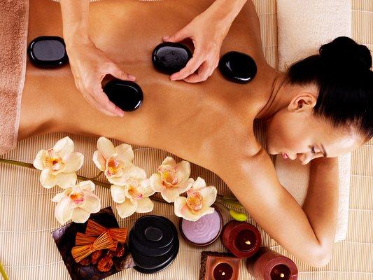 Hot stone massage