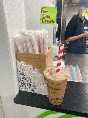 Love the compostable straws