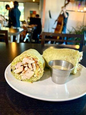 Cali Wrap with tarragon aioli