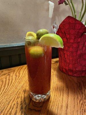 bloody mary, extra olives