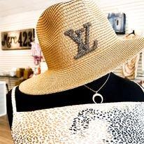 Designer inspired items, beach or lake hat anyone?