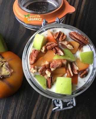 Recipes like this in your newsletter each week! Persimmon Apple Parfait