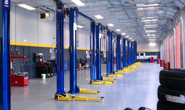 12 bays to service all your automotive needs.