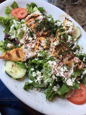 Chicken Petra Salad is Garlicky & Delish **Bonus- helps to fend off vampires