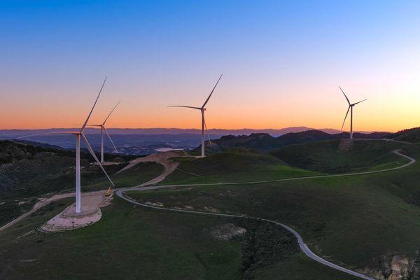 Strauss Wind Farm Commercial Photography