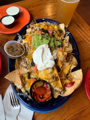 Nachos Supreme; asked for jalapeños on the side