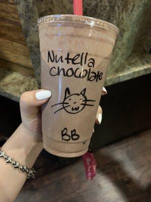 Nutella Banana Chocolate Smoothie without banana is my absolute fav!!!