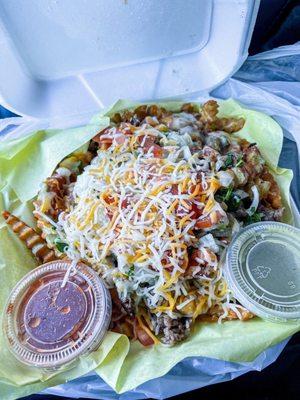 Carne asada fries