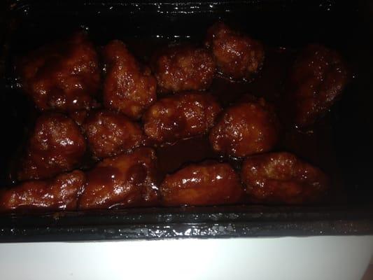 Honey BBQ Boneless Wings