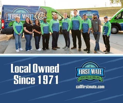 Did you know?
  Most major heating & cooling companies in Kansas City are NOT family owned!
 Why does it matter?
  Your money stays local!