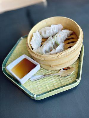 chicken and lemongrass dumplings