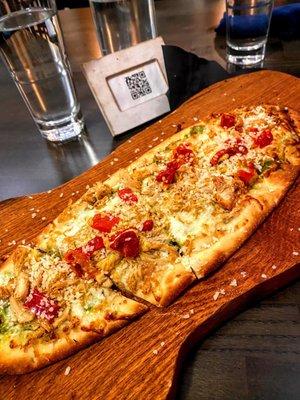 Pesto Chicken Flatbread