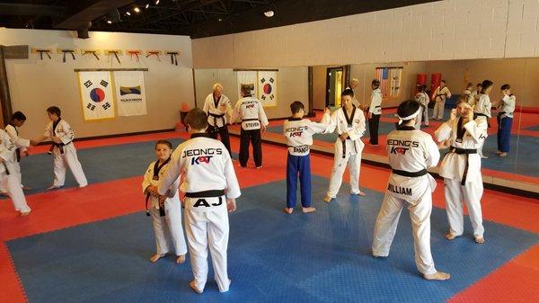 Jeong's Taekwondo Martial Arts - black belt class