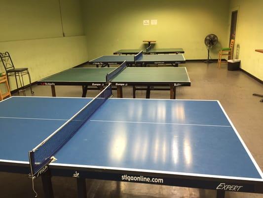 Ping pong tables